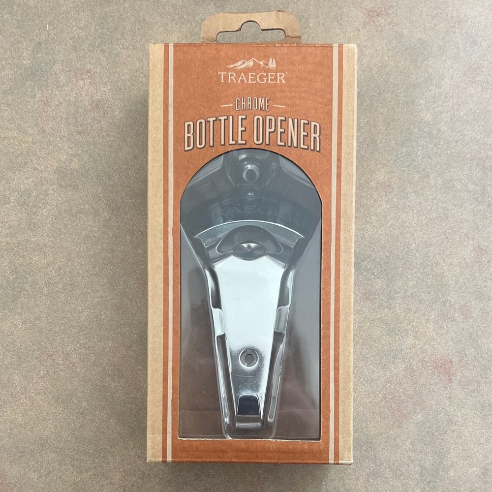Traeger Chrome Bottle Opener (NIB)